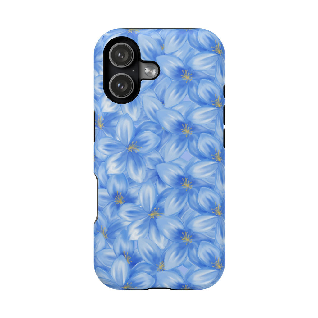 Blue Floral VOXY - Magnetic Impact-Resistant