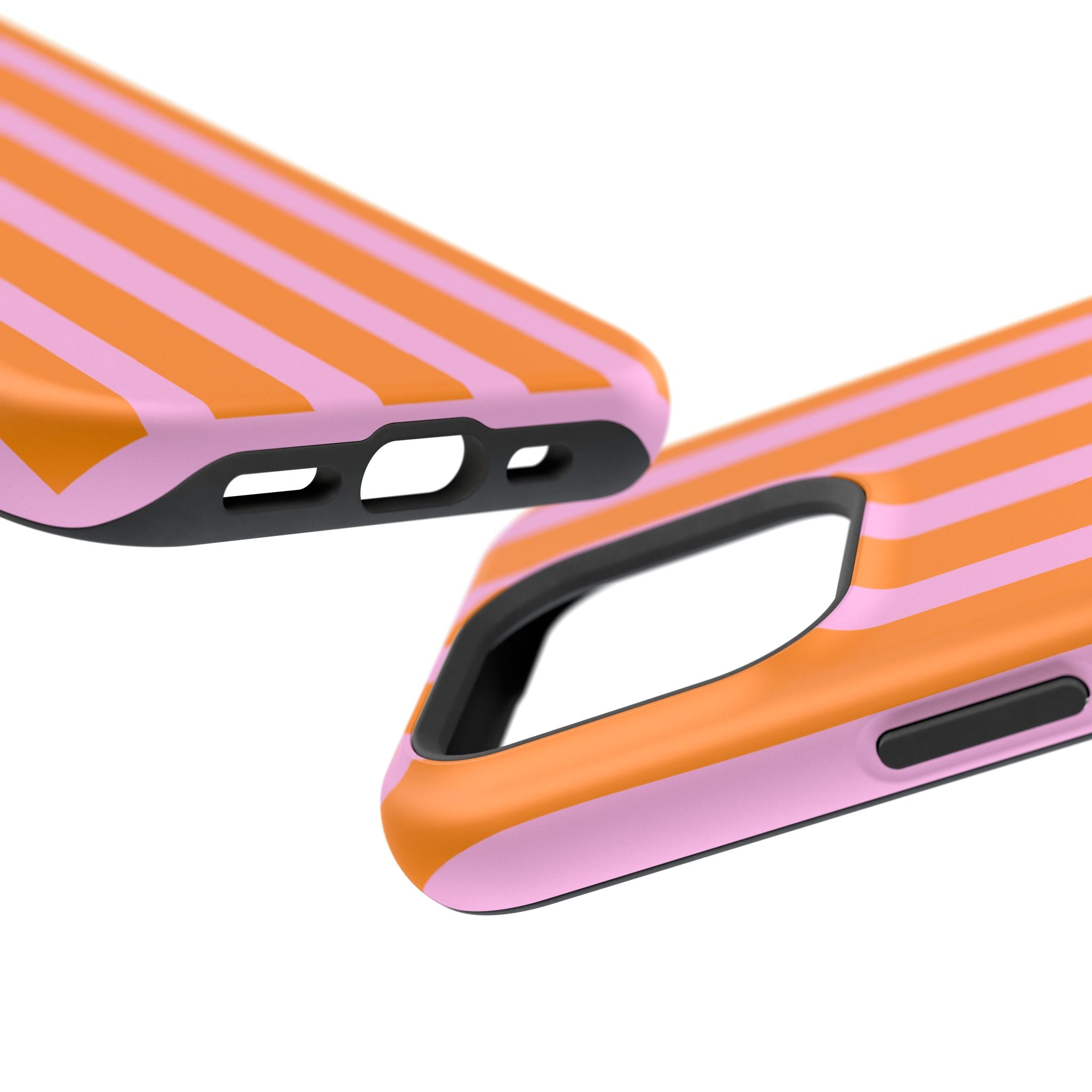 Orange & Pink Bold Stripe VOXY - Magnetic Impact-Resistant