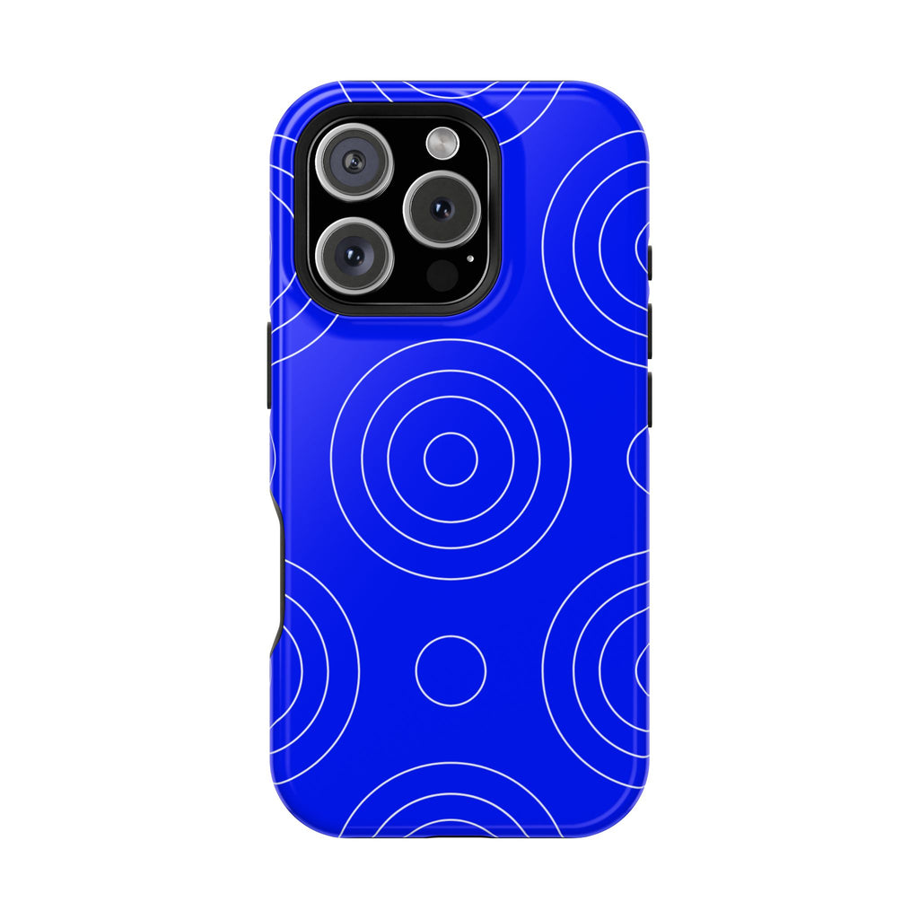 Blue Concentric Circles VOXY  — Magnetic Impact-Resistant