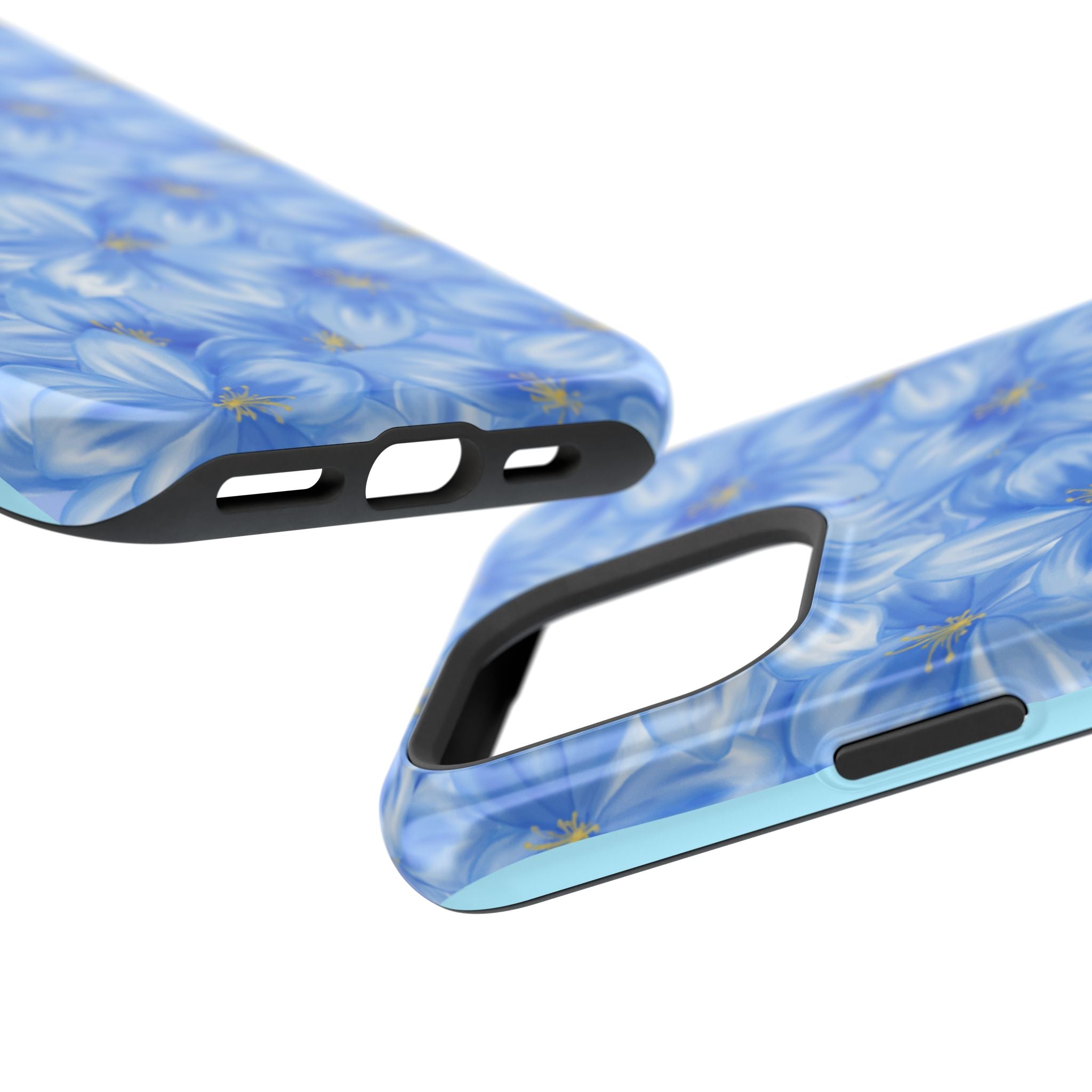 Blue Floral VOXY - Magnetic Impact-Resistant