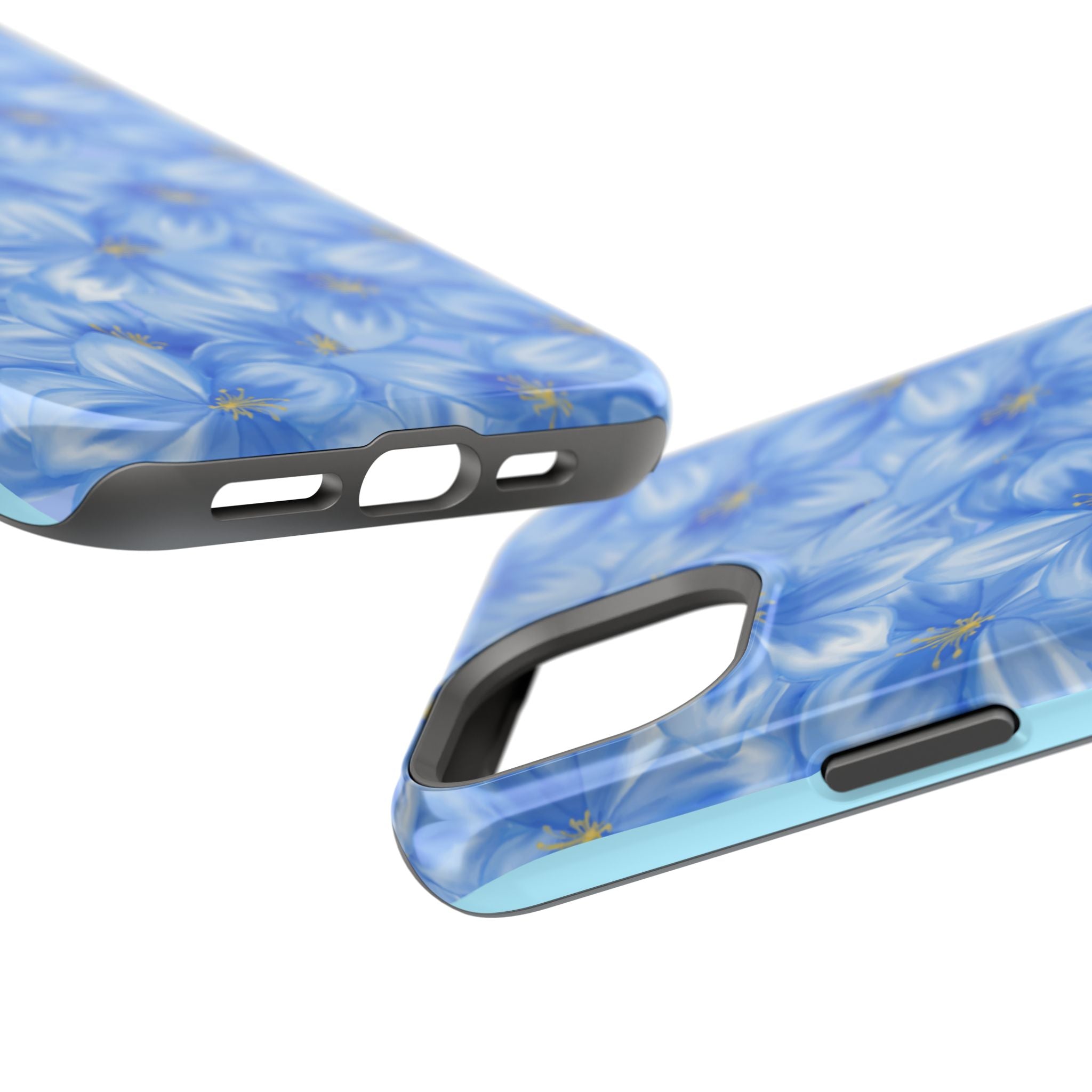 Blue Floral VOXY - Magnetic Impact-Resistant