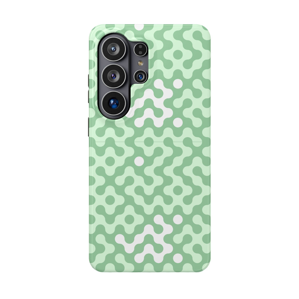 Mint Abstract Camouflage VOXY— Magnetic Impact-Resistant