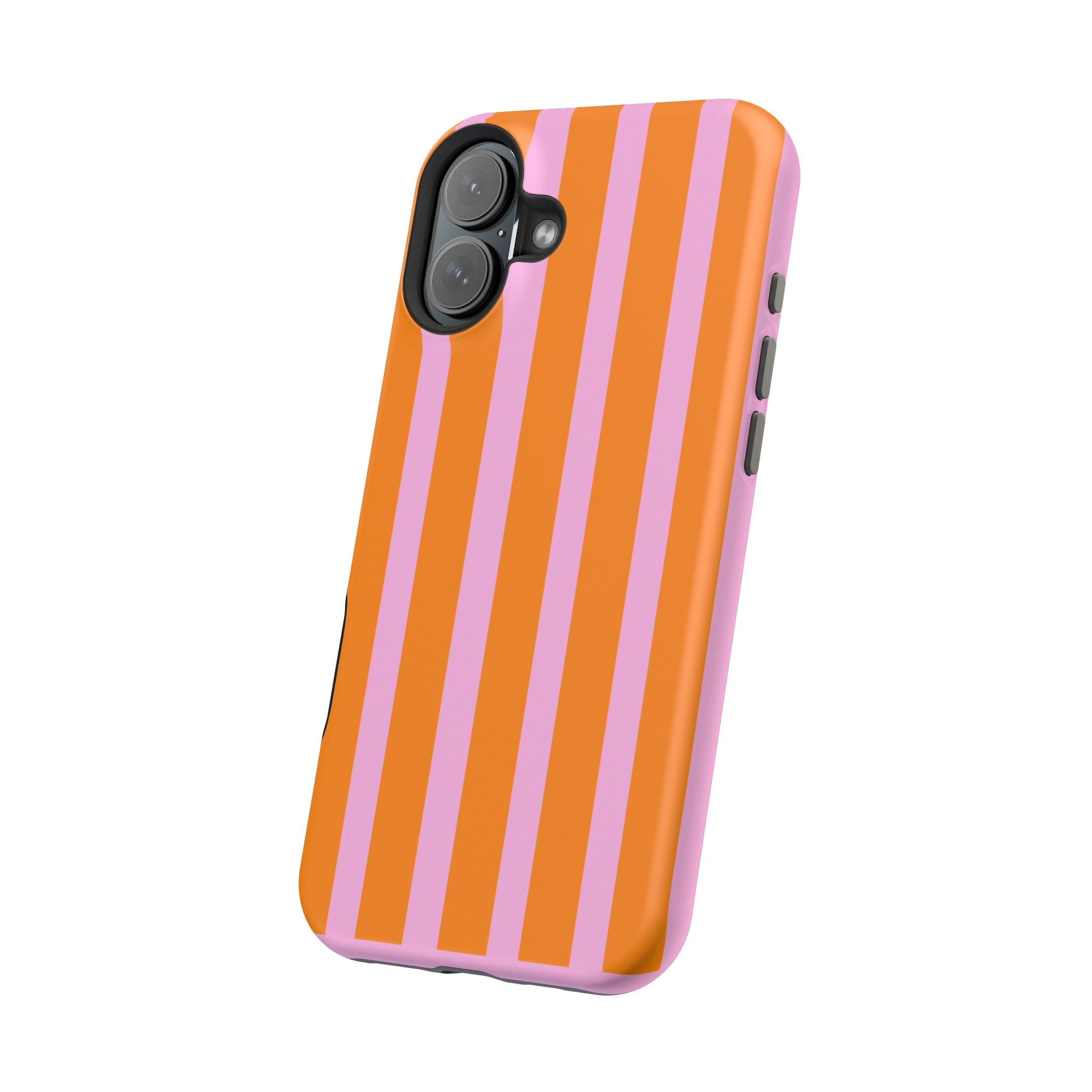 Orange & Pink Bold Stripe VOXY - Magnetic Impact-Resistant
