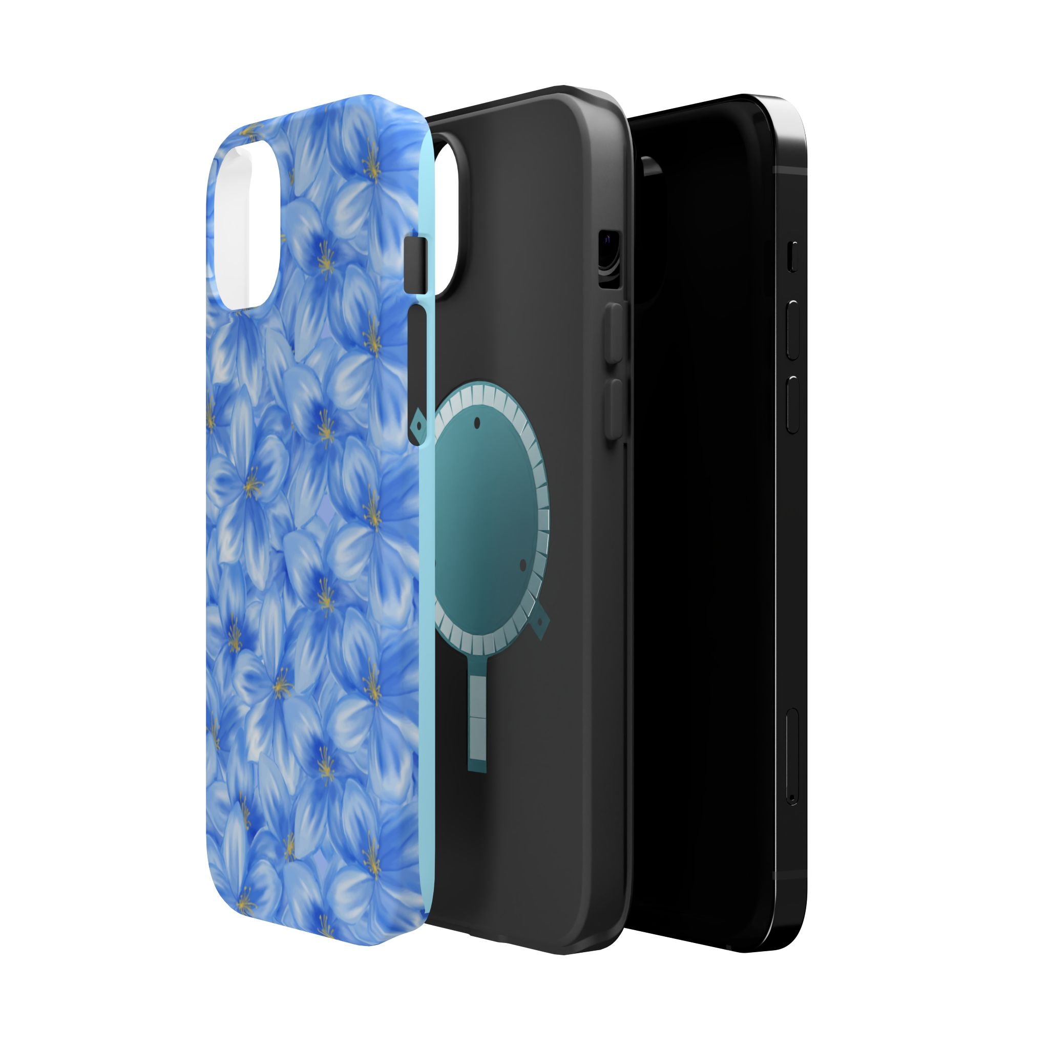 Blue Floral VOXY - Magnetic Impact-Resistant