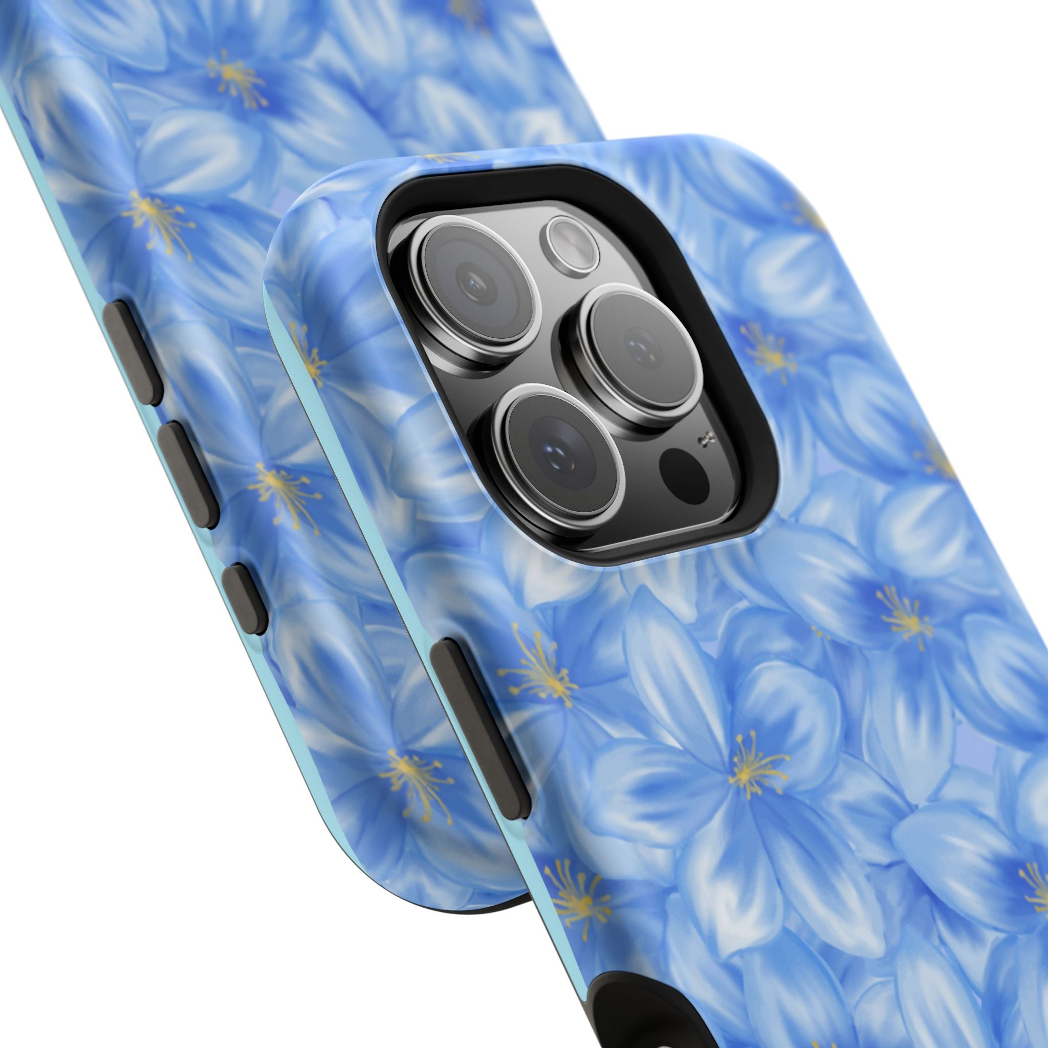 Blue Floral VOXY - Magnetic Impact-Resistant