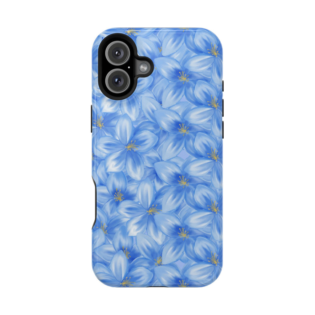 Blue Floral VOXY - Magnetic Impact-Resistant