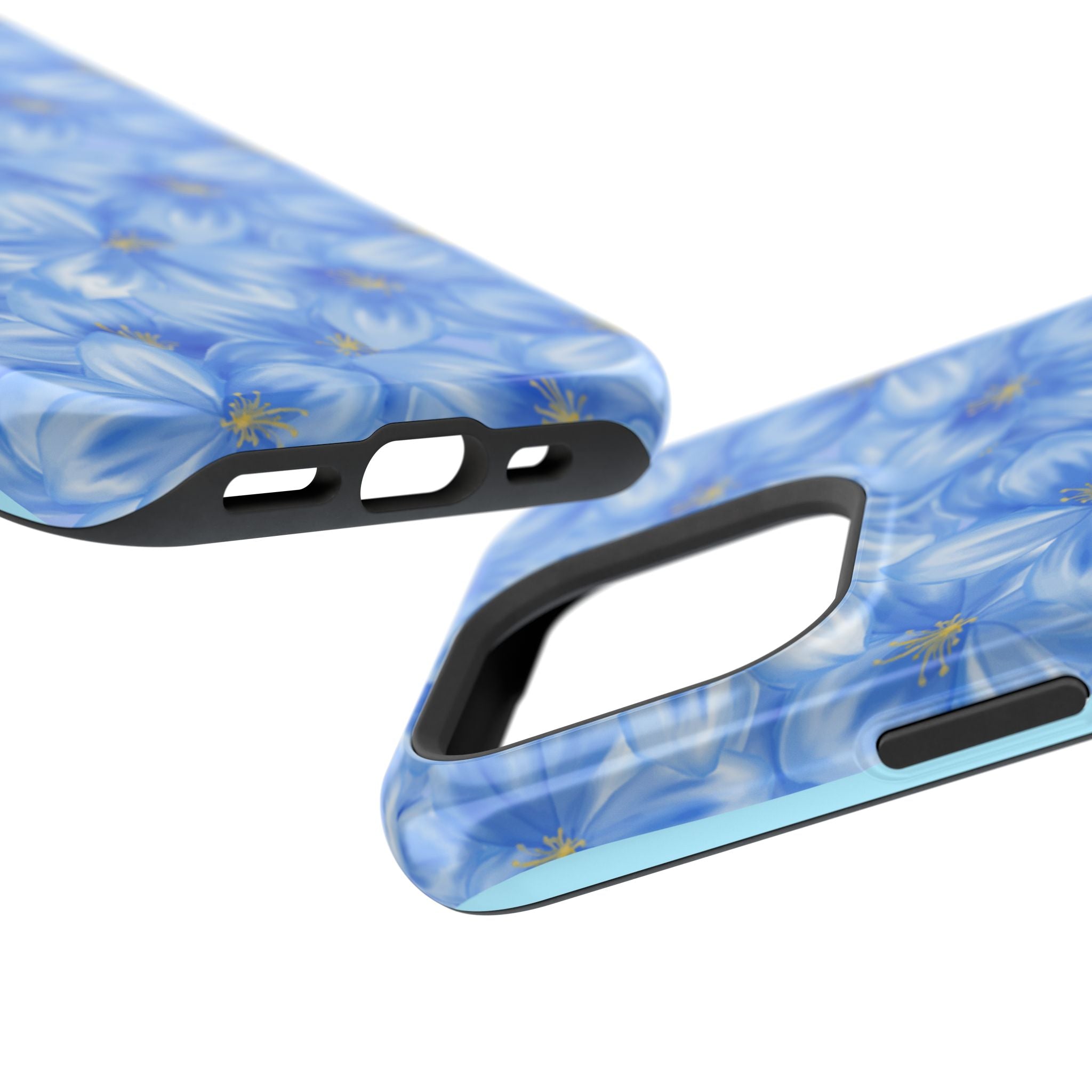 Blue Floral VOXY - Magnetic Impact-Resistant