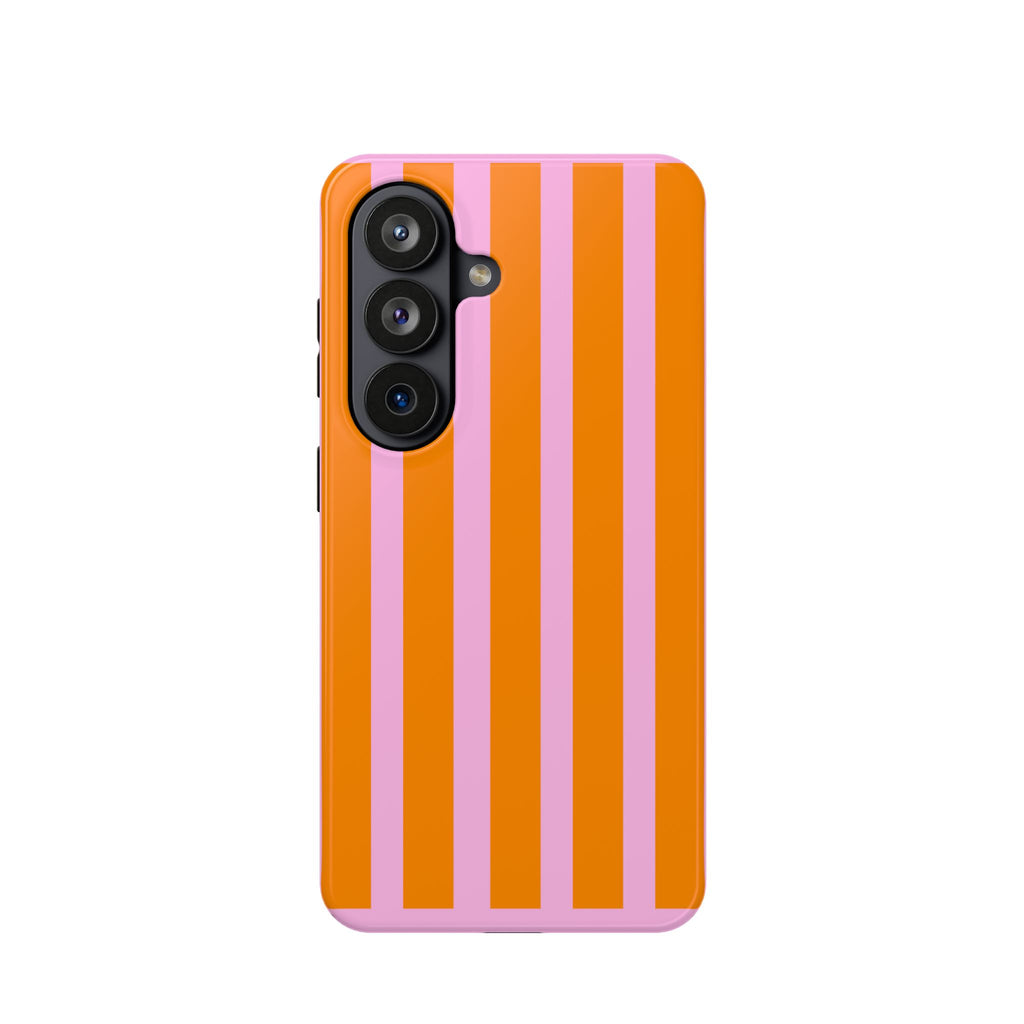 Orange & Pink Bold Stripe VOXY - Magnetic Impact-Resistant