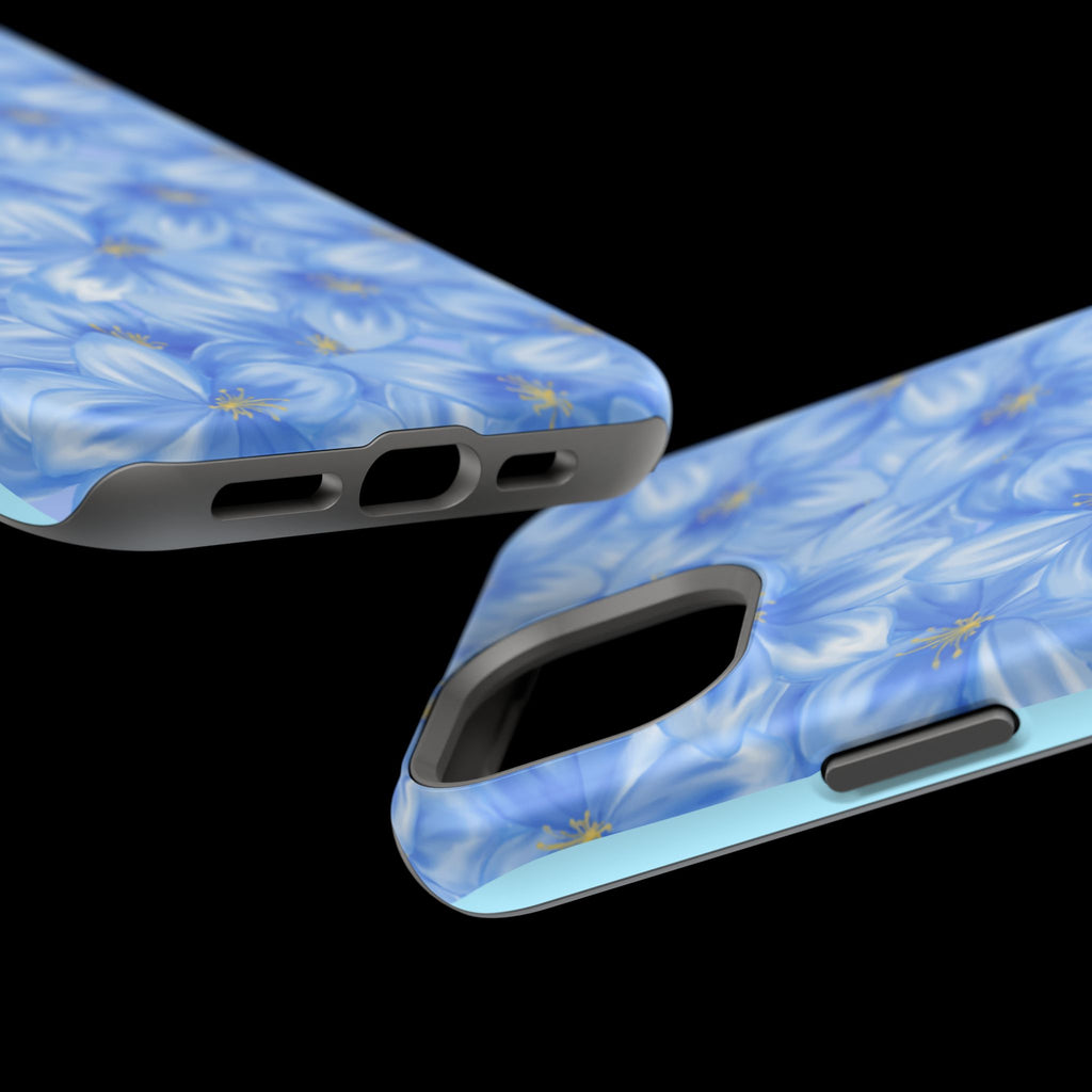 Blue Floral VOXY - Magnetic Impact-Resistant