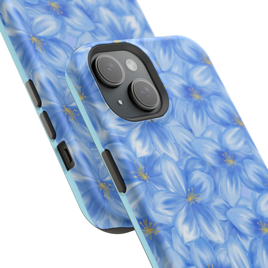 Blue Floral VOXY - Magnetic Impact-Resistant