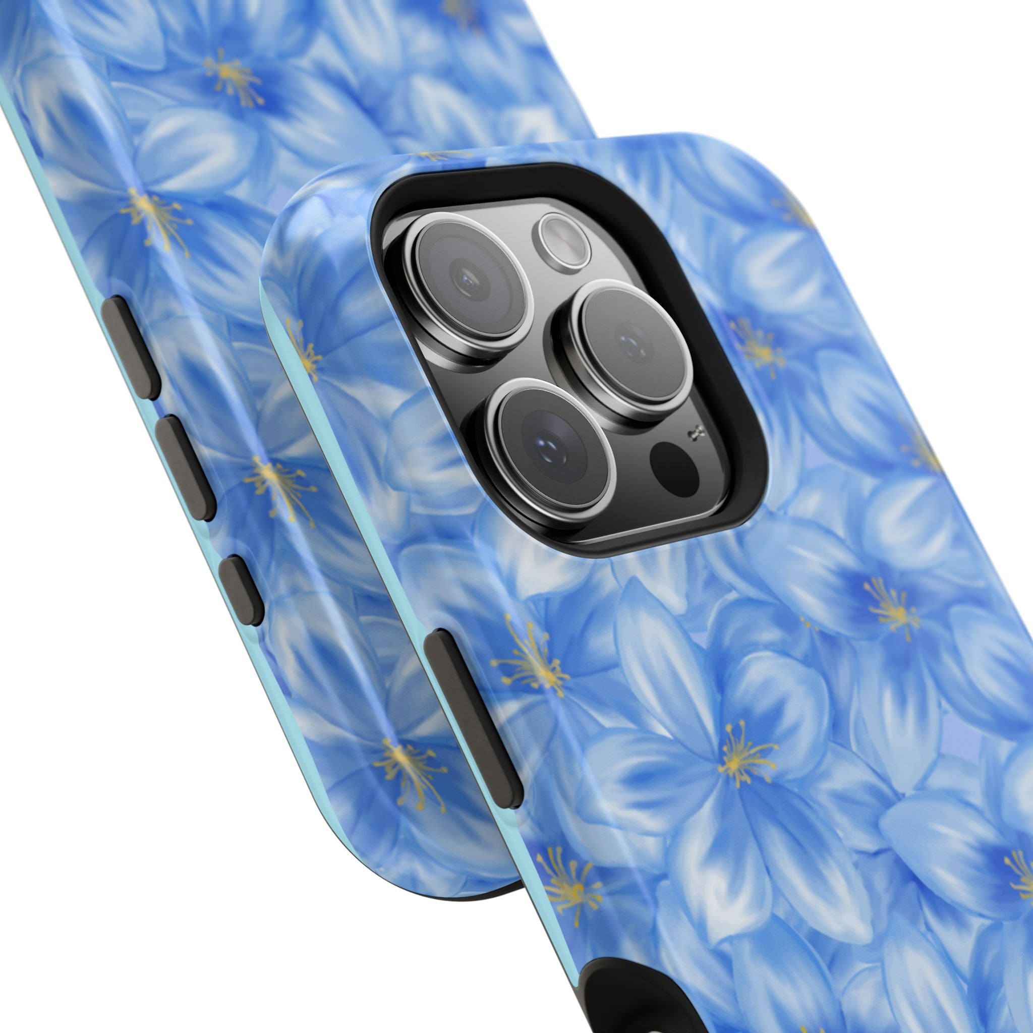 Blue Floral VOXY - Magnetic Impact-Resistant