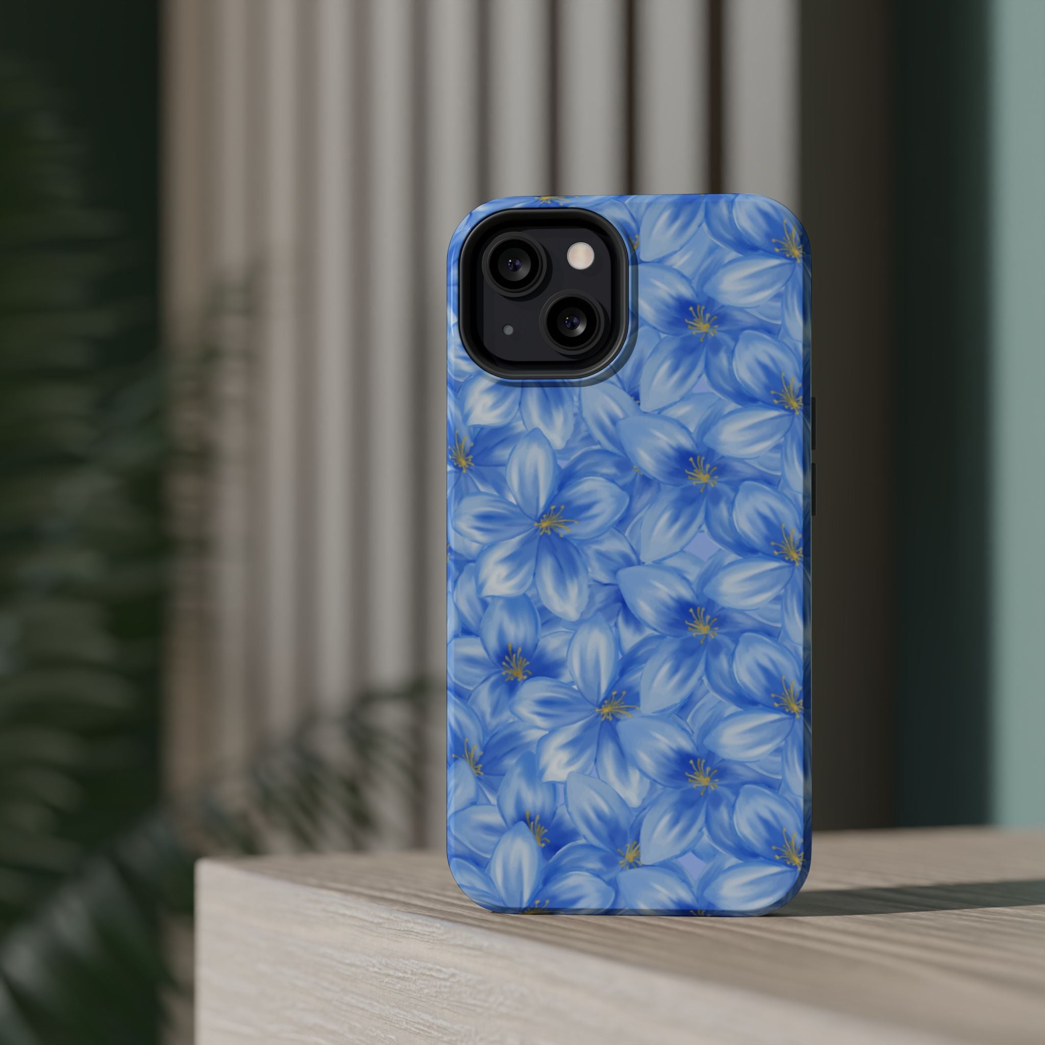 Blue Floral VOXY - Magnetic Impact-Resistant